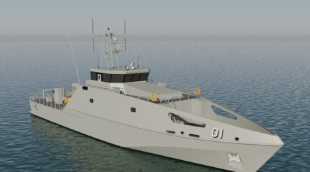 Image for Austal delivers third patrol boat to the Pacific