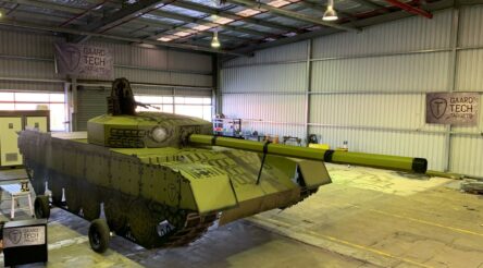 Image for GaardTech launches its robotic tank decoy target