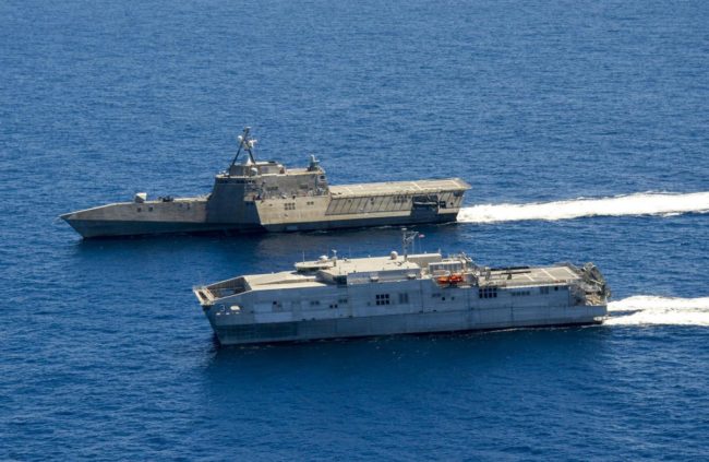 USS Coronado-USNS Millinocket_0