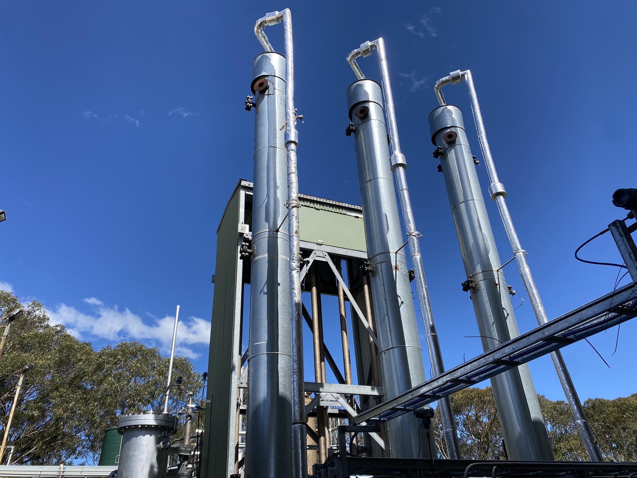 Licella Cat-HTR commercial demo plant reactors – landscape