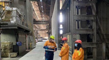 Image for Environment minister tours green steel development