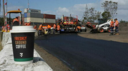 Image for Recycled coffee cups in Penrith roads an Australian first