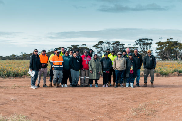 Members of the Koonibba community during the TED 3 campaign