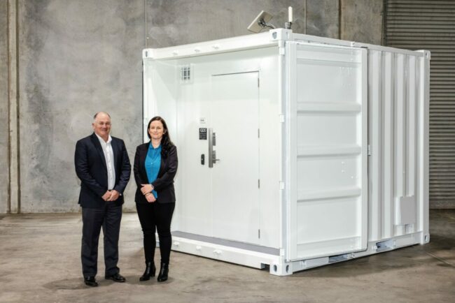 GDS General Manager Jeromy Bendall and Claire Ikin – Project Manager