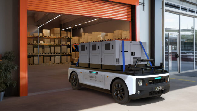 autonomous EV in logistics role