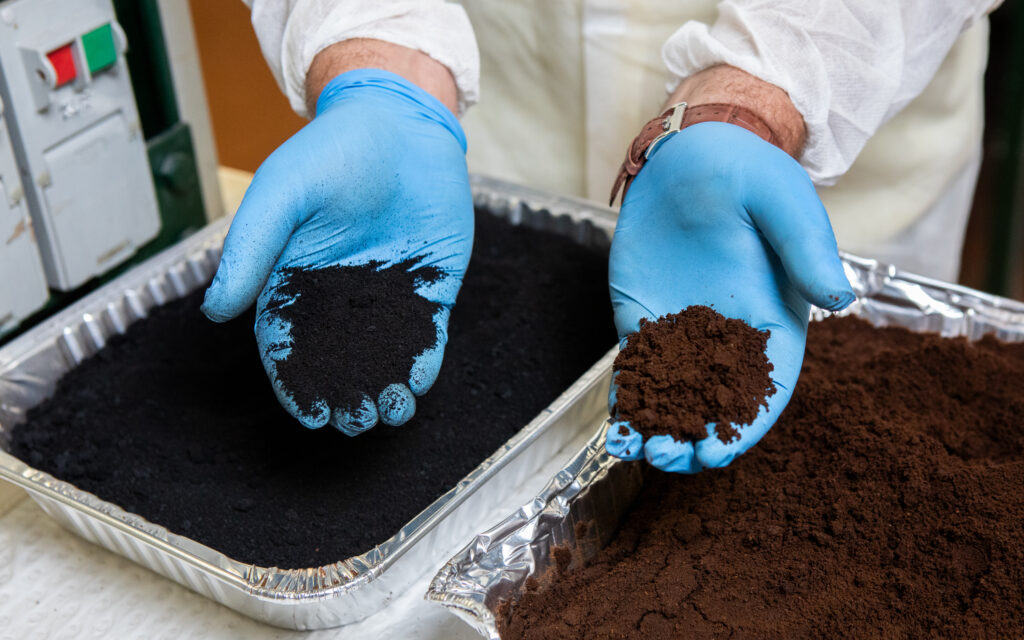 Coffee concrete wins national research award