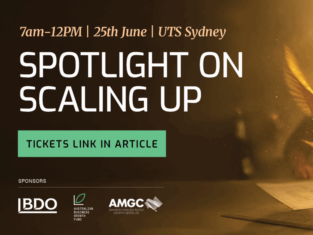 Only two more sleeps until Spotlight on Scaling Up