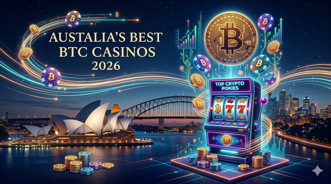 10 Best Bitcoin Casinos Australia 2026: No-KYC Crypto Pokies