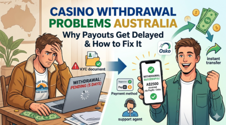 Image for Casino Withdrawal Problems Australia — Why Payouts Get Delayed & How to Fix It?