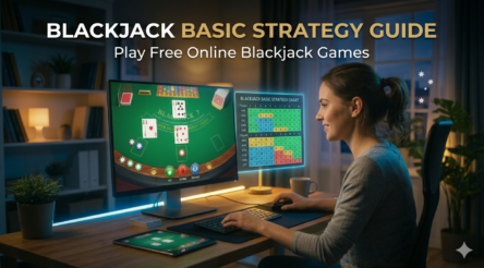 Image for Blackjack Basic Strategy Guide: Play Free Online Blackjack Games